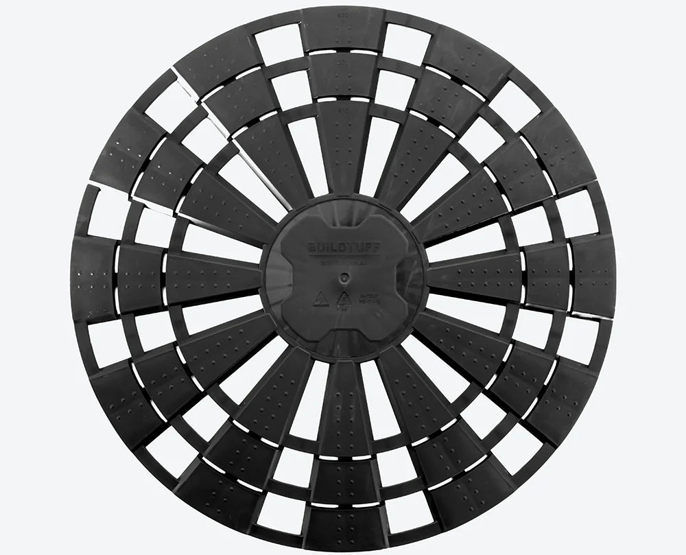 TuffBase 'Pizza Base' - Single Unit, top view