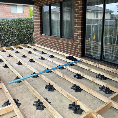 Building A Deck Over Concrete with TuffBlocks