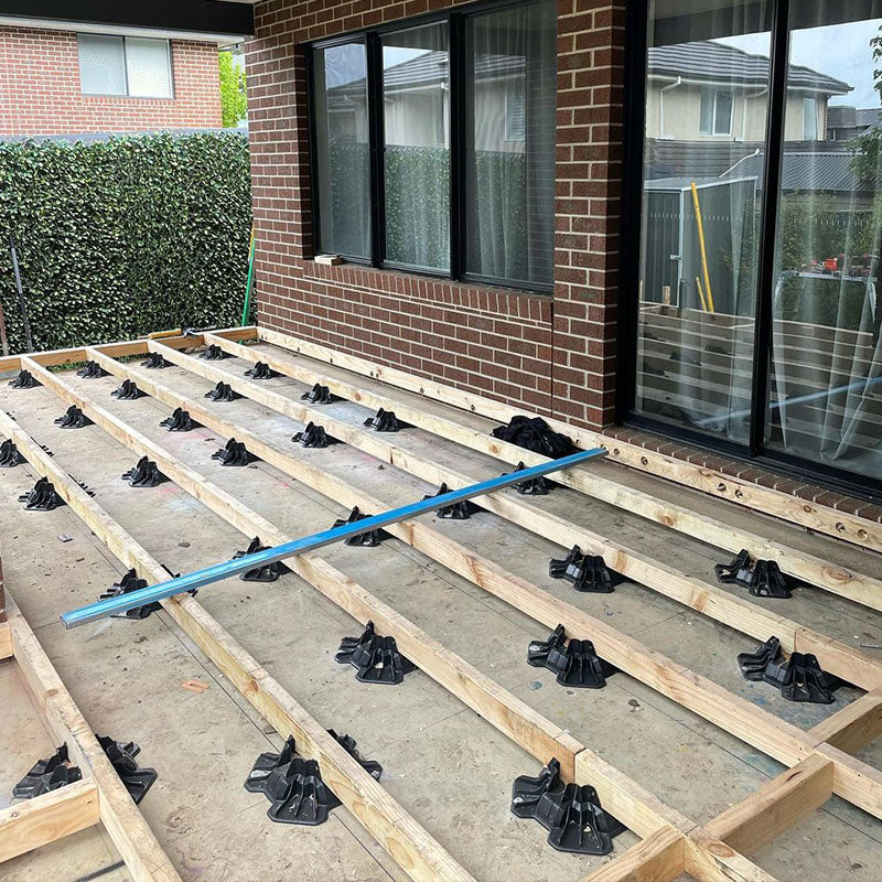 Building A Deck Over Concrete with TuffBlocks