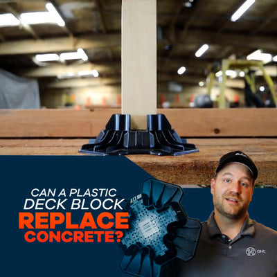 Could a piece of plastic replace traditional concrete footings?