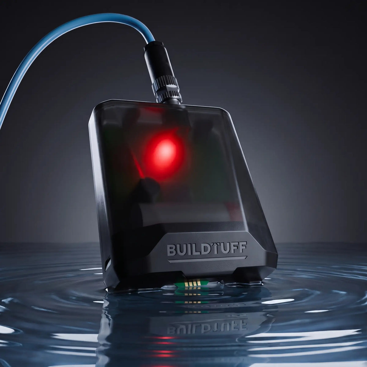 Sensor unit alert in water